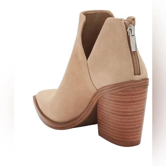 Vince Camuto Gigietta Western Suede Booties Size 11 41 - Picture 4 of 9